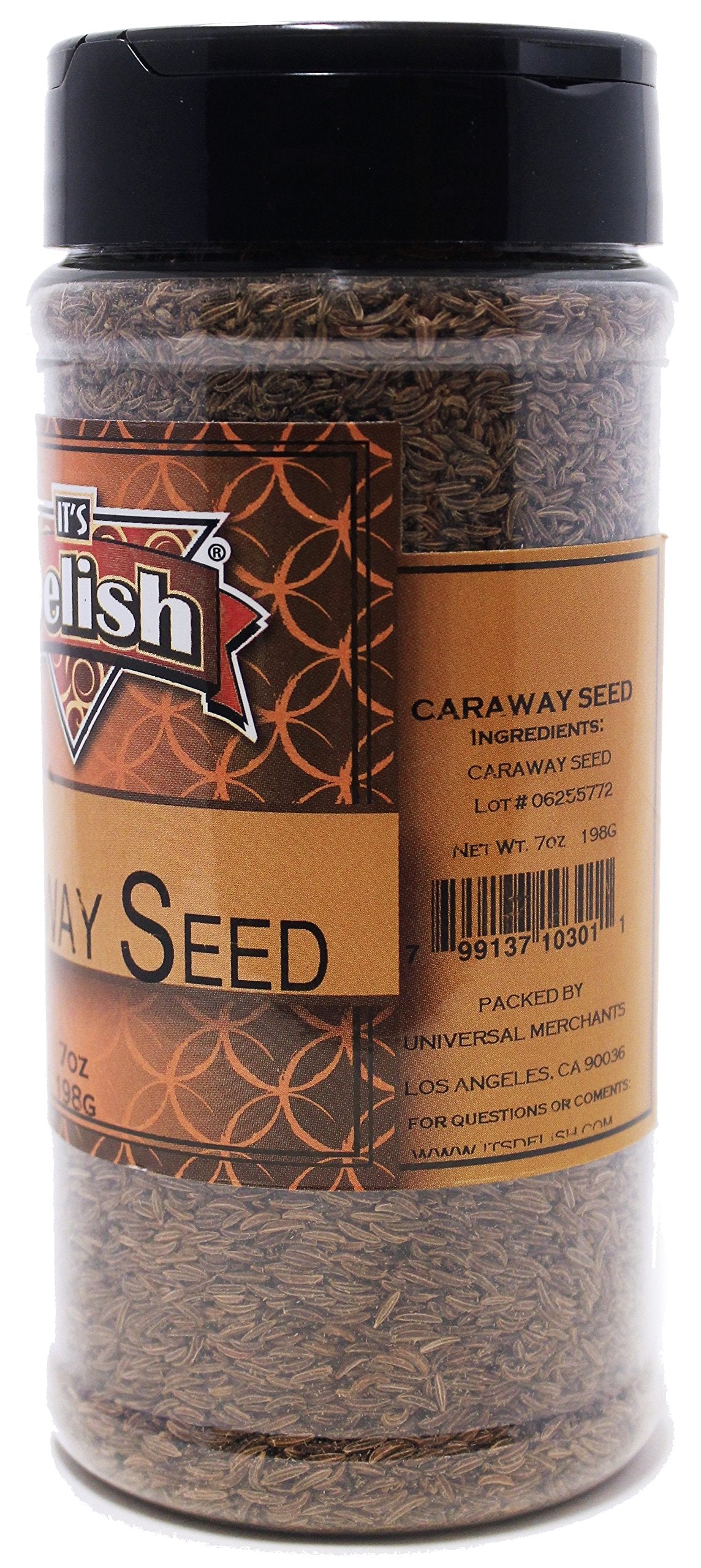 Its Delish caraway seeds close-up texture for seasoning breads and soups