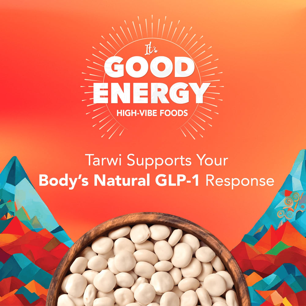 Its Good Energy Tarwi Snack tarwi beans close-up, high-protein ingredient spotlight.