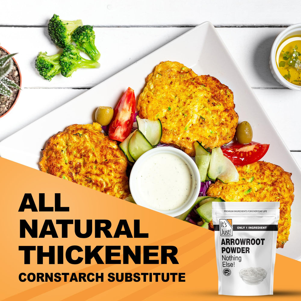 Its Just Arrowroot Powder used to thicken gravies and sauces.