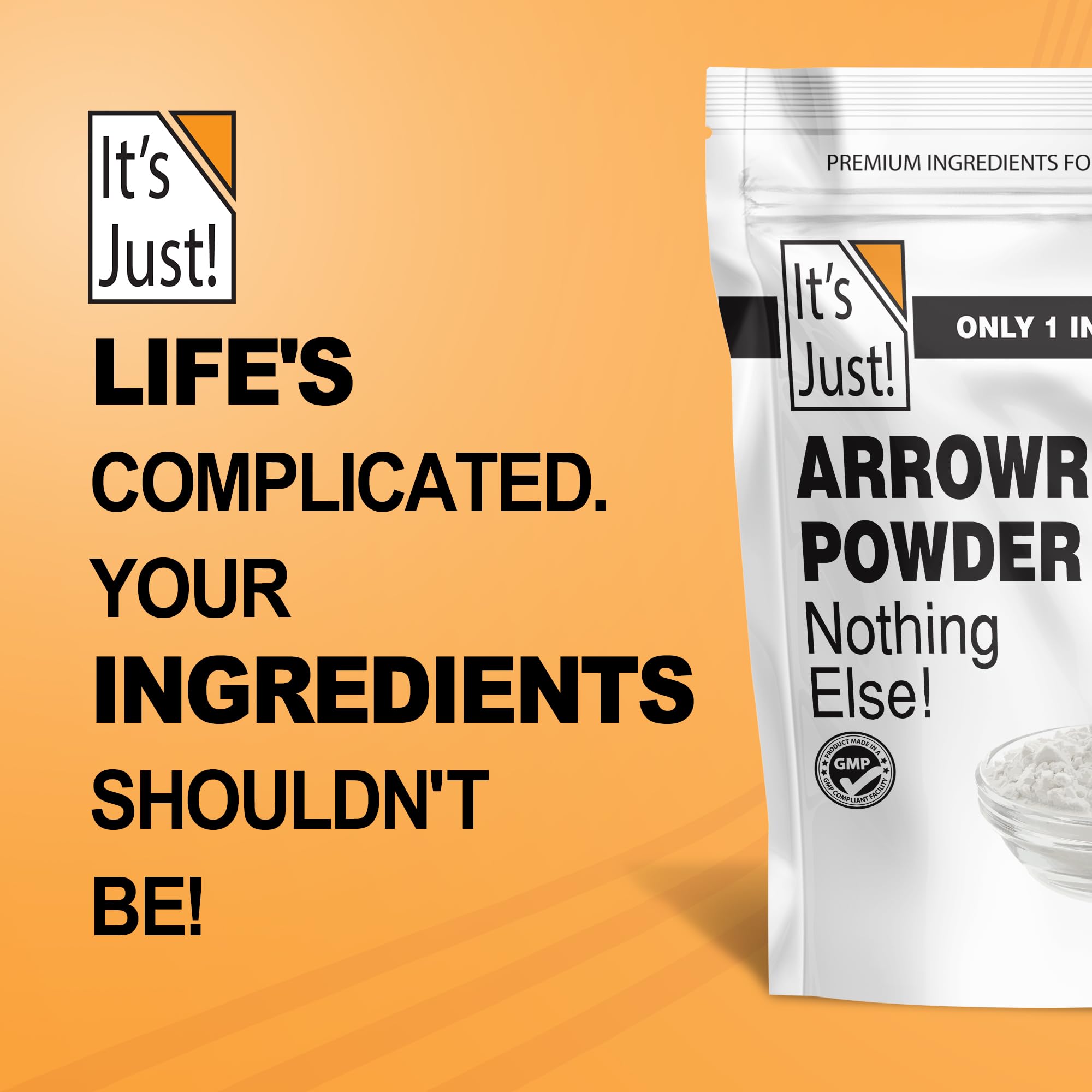 Its Just Arrowroot Powder on a kitchen counter ready to thicken.