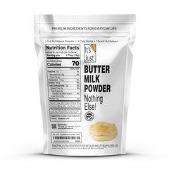 Its Just Buttermilk Powder dissolves in warm water for easy rehydration.