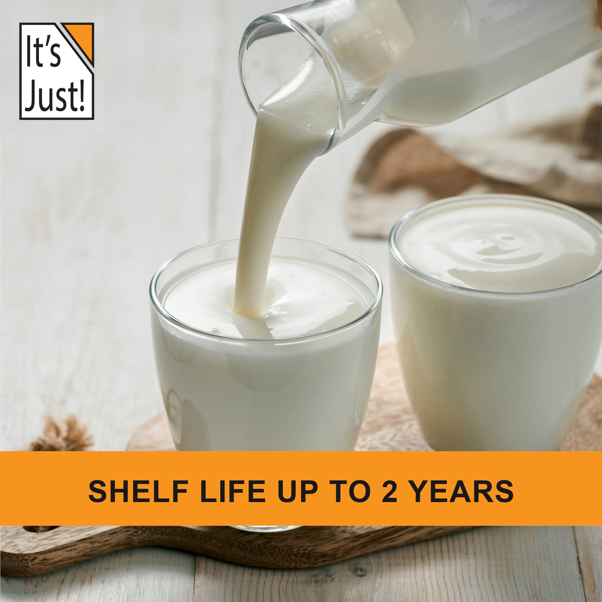 Its Just Buttermilk Powder stays shelf-stable in your pantry.