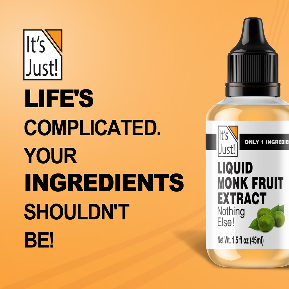 It's Just! bottle with QR code links to authentic lab results.