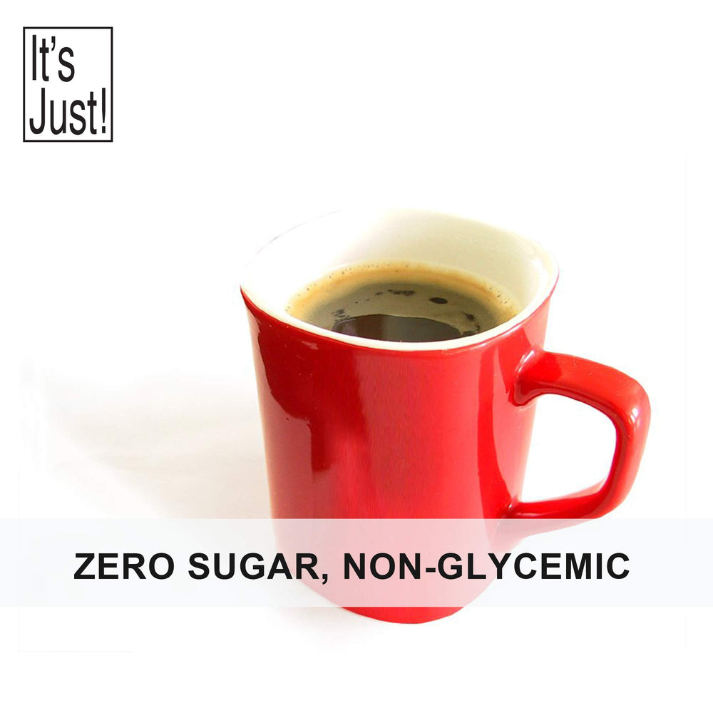 It's Just! monkfruit powder label closeup emphasizes purity and simple ingredients.