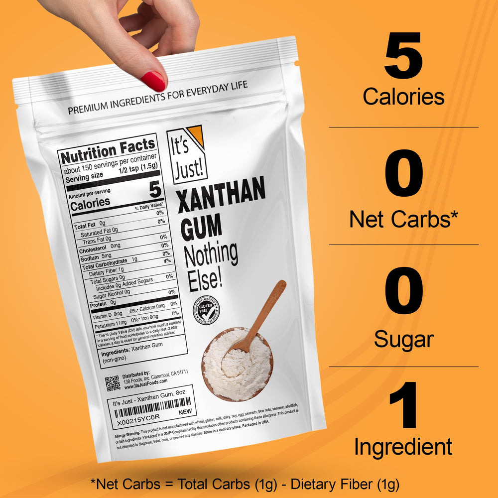 Non-GMO and gluten-free attributes highlighted on packaging.