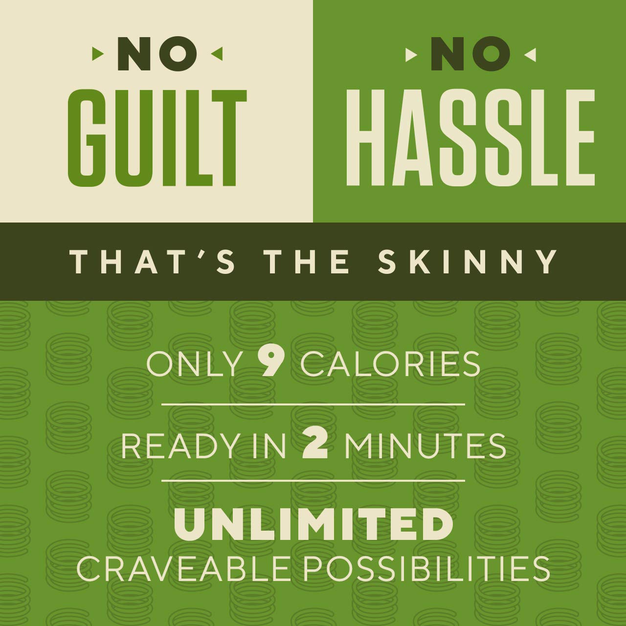 It's Skinny Pasta ready-to-heat packs — pre-cooked in minutes for busy days.