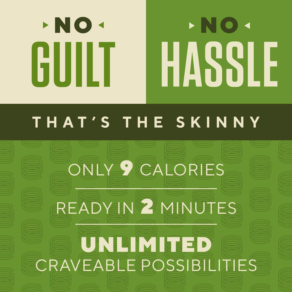 It's Skinny Pasta ready-to-heat packs — pre-cooked in minutes for busy days.