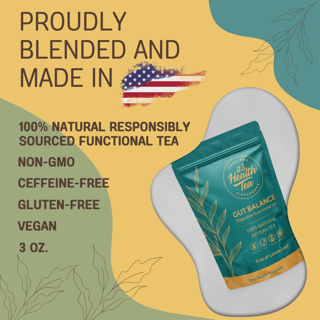 ItsHealthTea ginger-fennel-chamomile mix offers aroma and after-meal comfort.