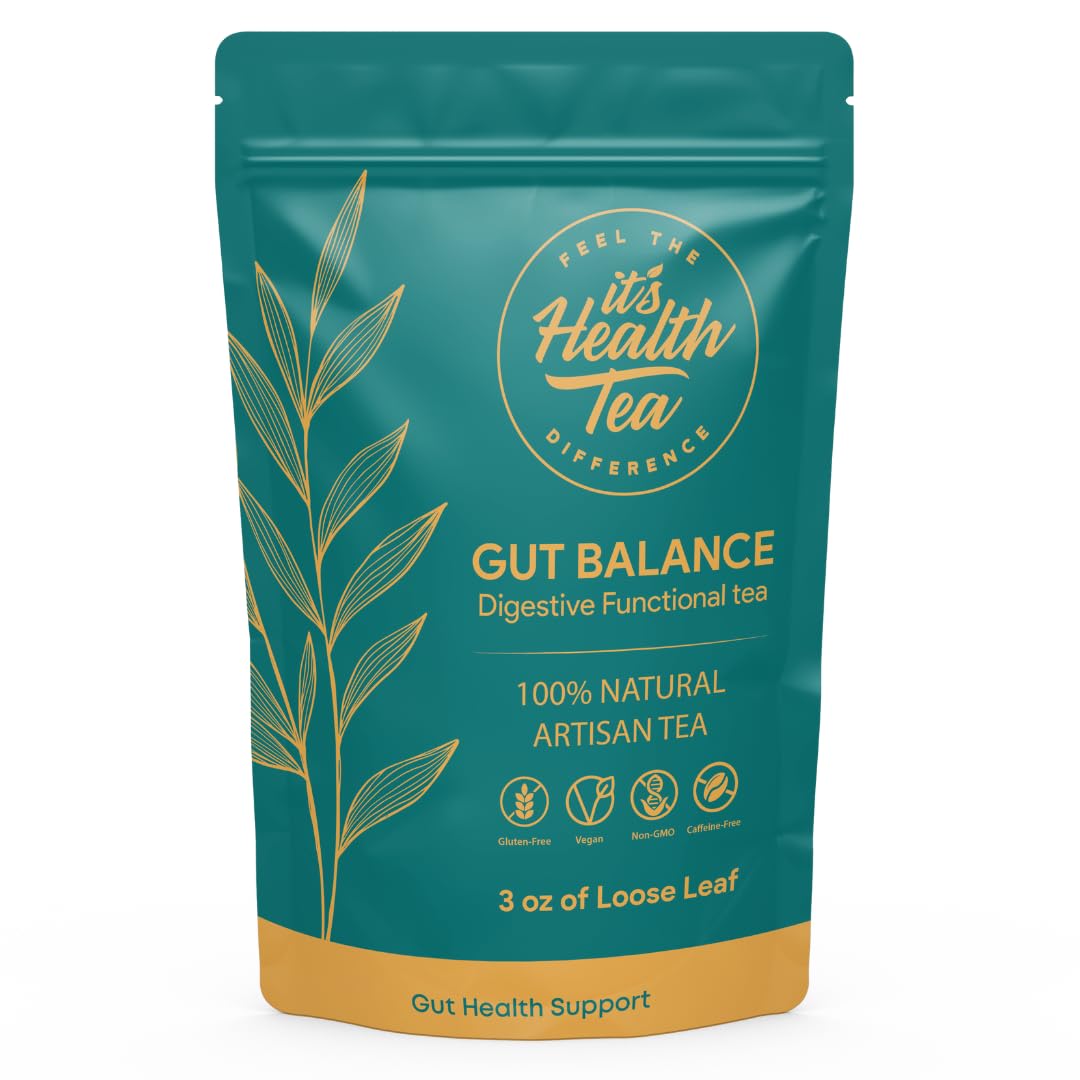 ItsHealthTea gut balance tea bags promote daily gut wellness and gentle digestion.