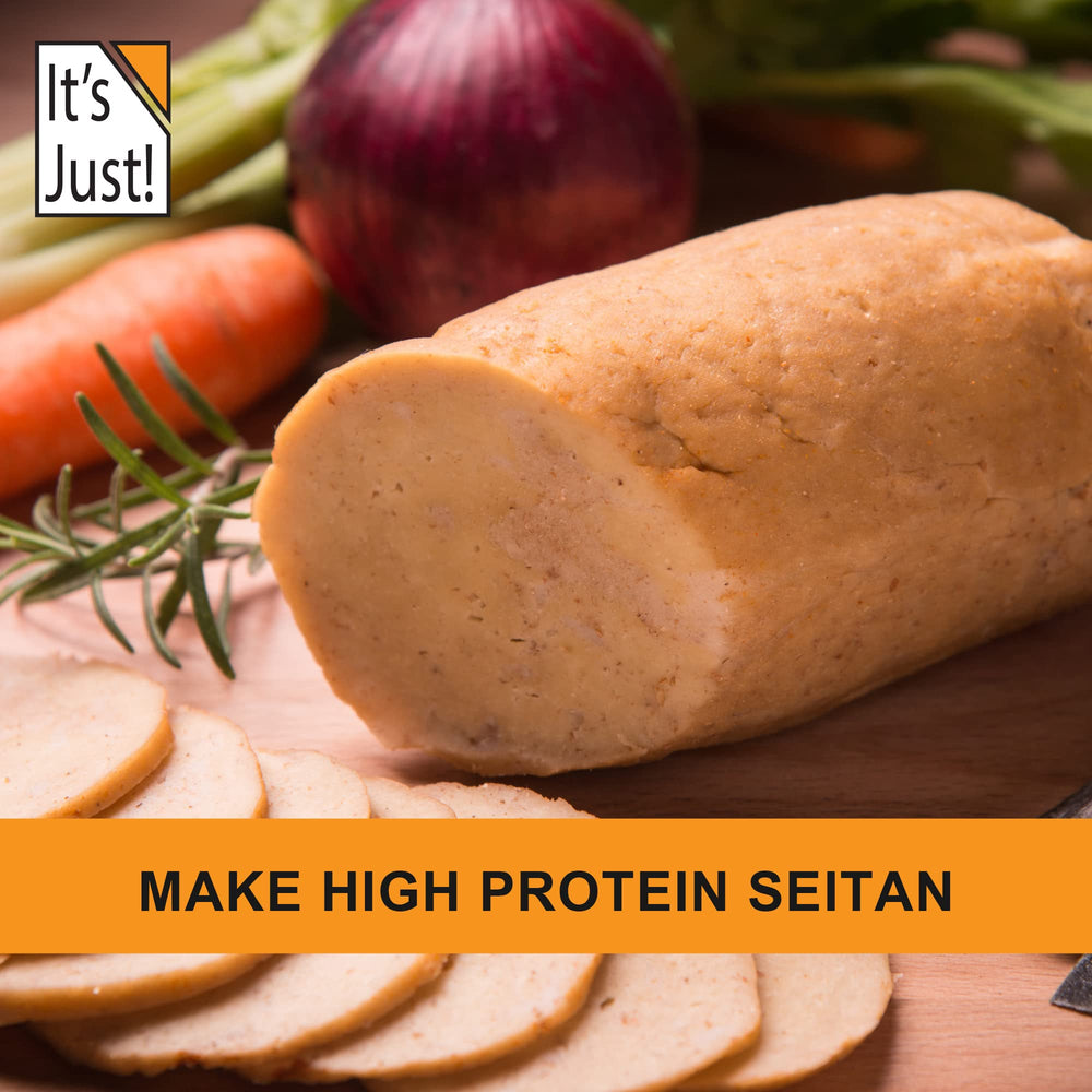 It's Just! Vital Wheat Gluten Flour adds protein to homemade recipes.