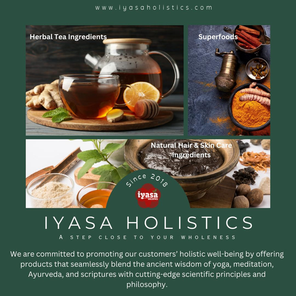 Iyasa Holistics chamomile storage jar demonstrates freshness and easy access.