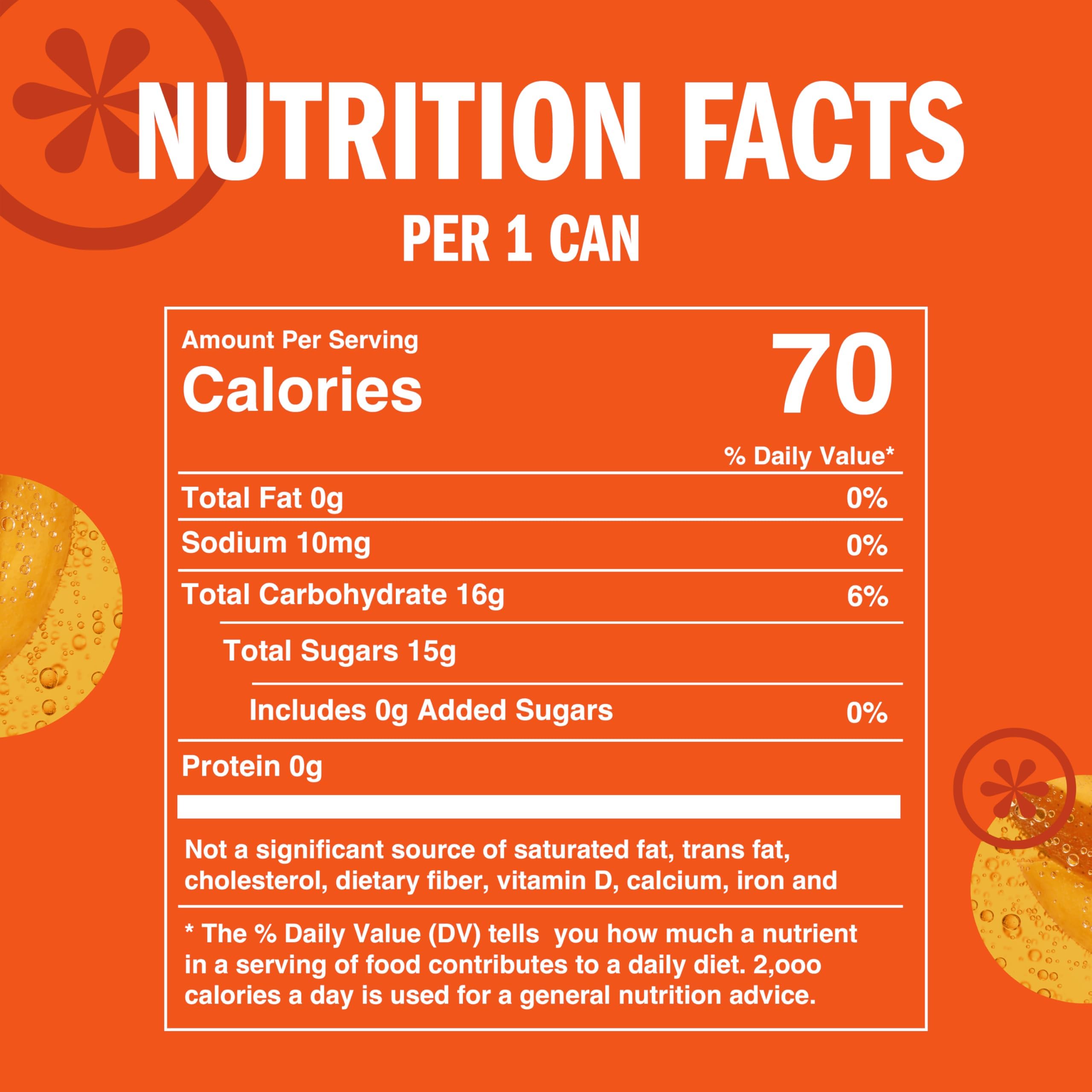 IZZE Mango Sparkling Juice can for on-the-go refreshment and no added sugar.