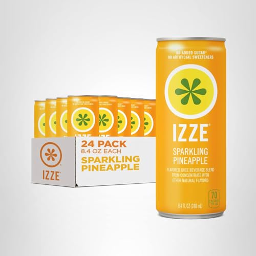 IZZE Pineapple Sparkling Juice picnic setup suggesting refreshment during outdoor moments