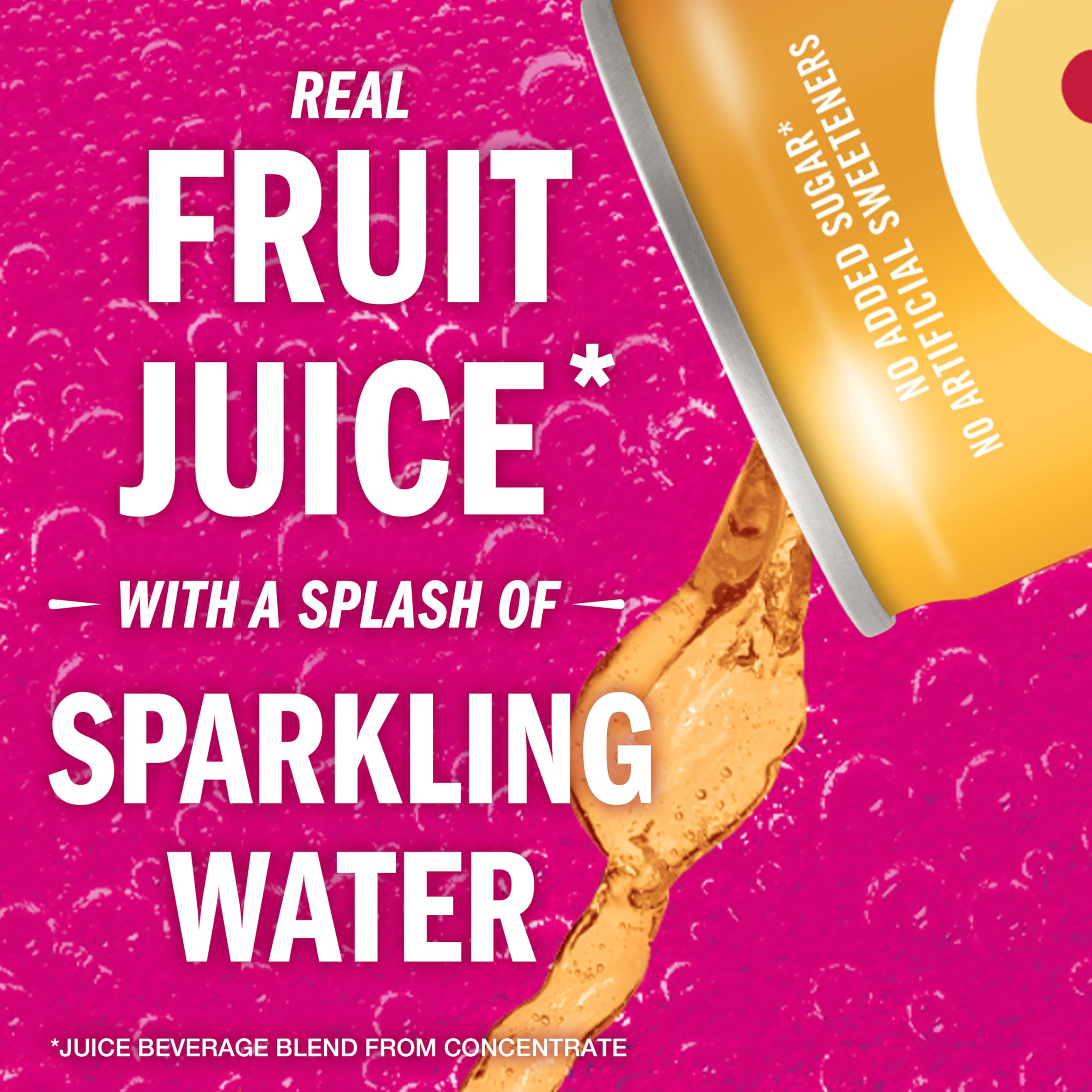 IZZE Sparkling Pomegranate can with rich fruit flavor and sparkle