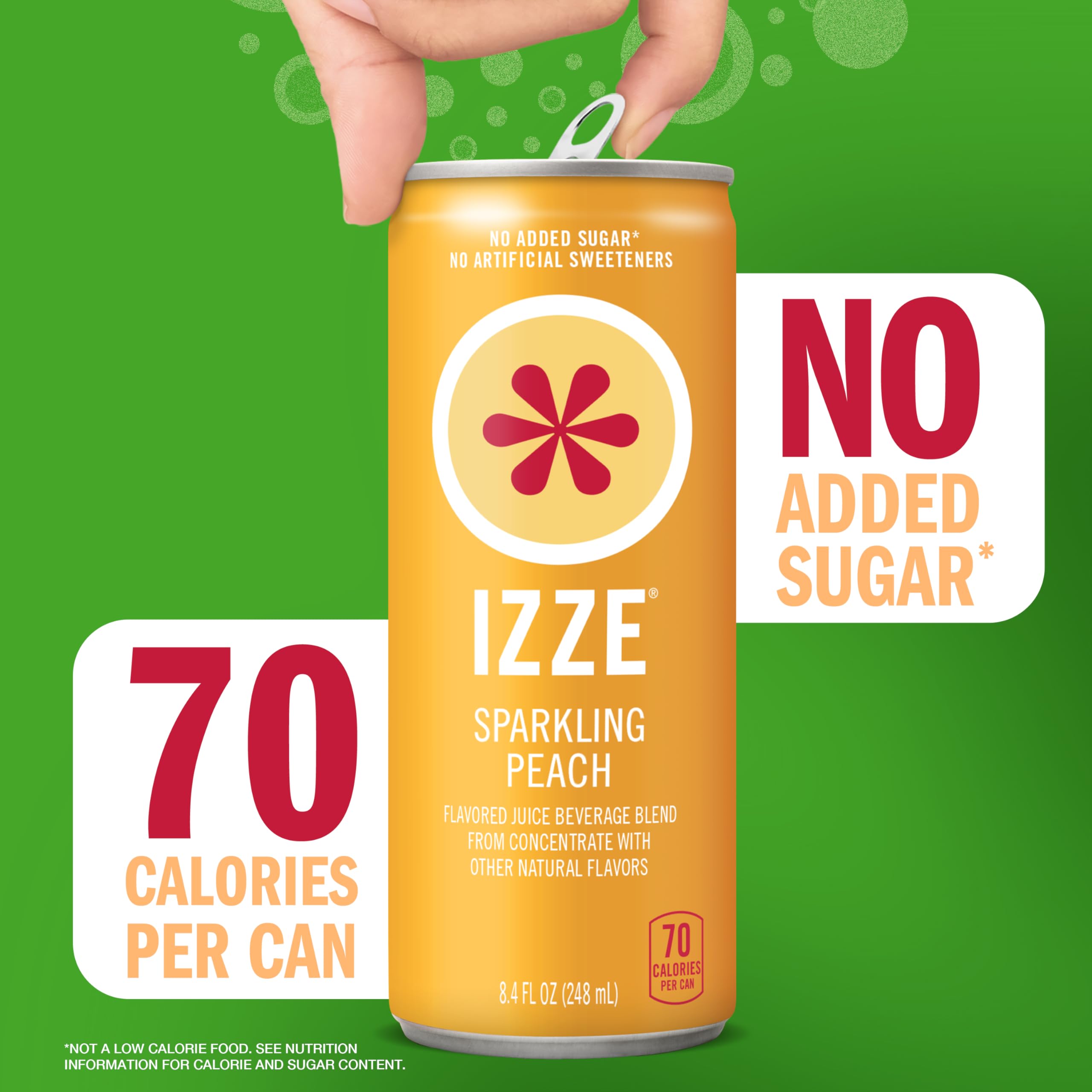IZZE Variety pack 24 cans for gatherings and on-the-go sipping