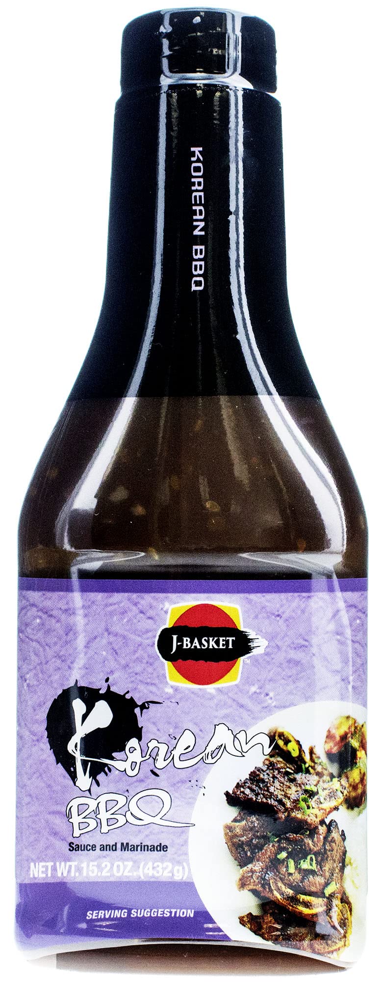J-BASKET Korean Barbecue Sauce bottle for grilling and glazing.