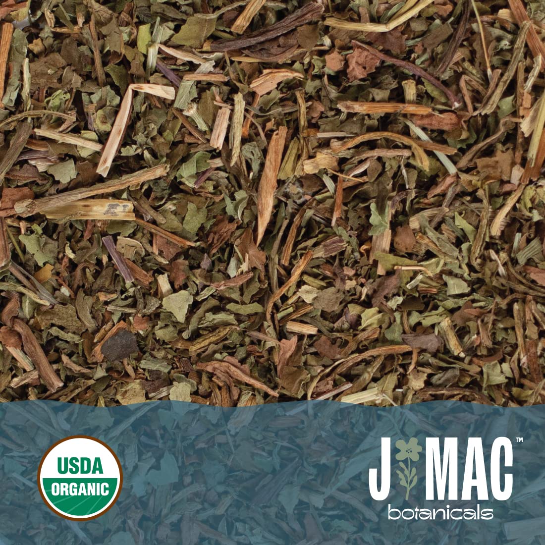 J Mac Botanicals organic dandelion leaves — packaged fresh in Washington State.