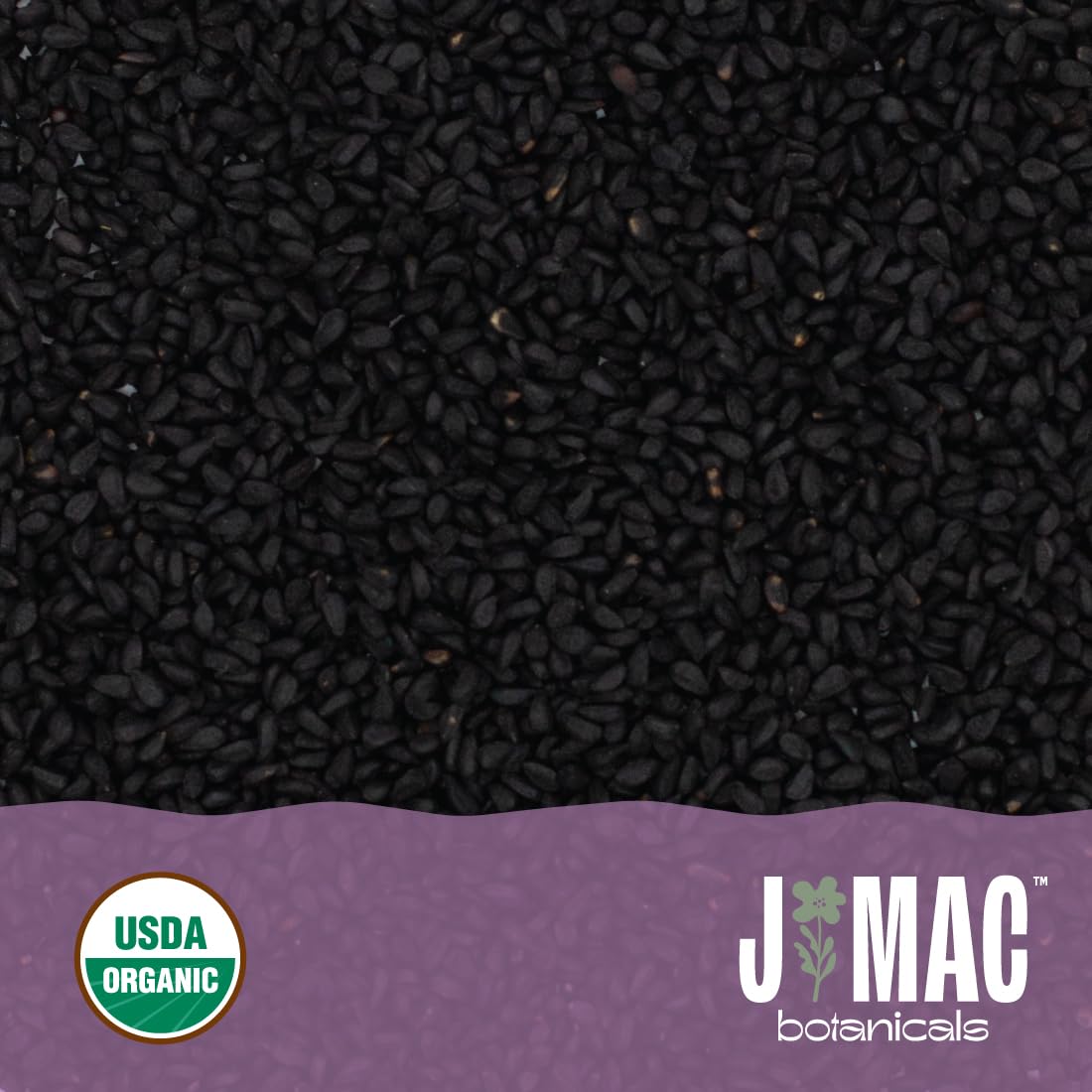 Pantry view of J Mac Botanicals Nigella seeds for everyday cooking.