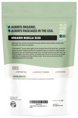 Nigella seeds resealable pouch by J Mac Botanicals for easy storage.