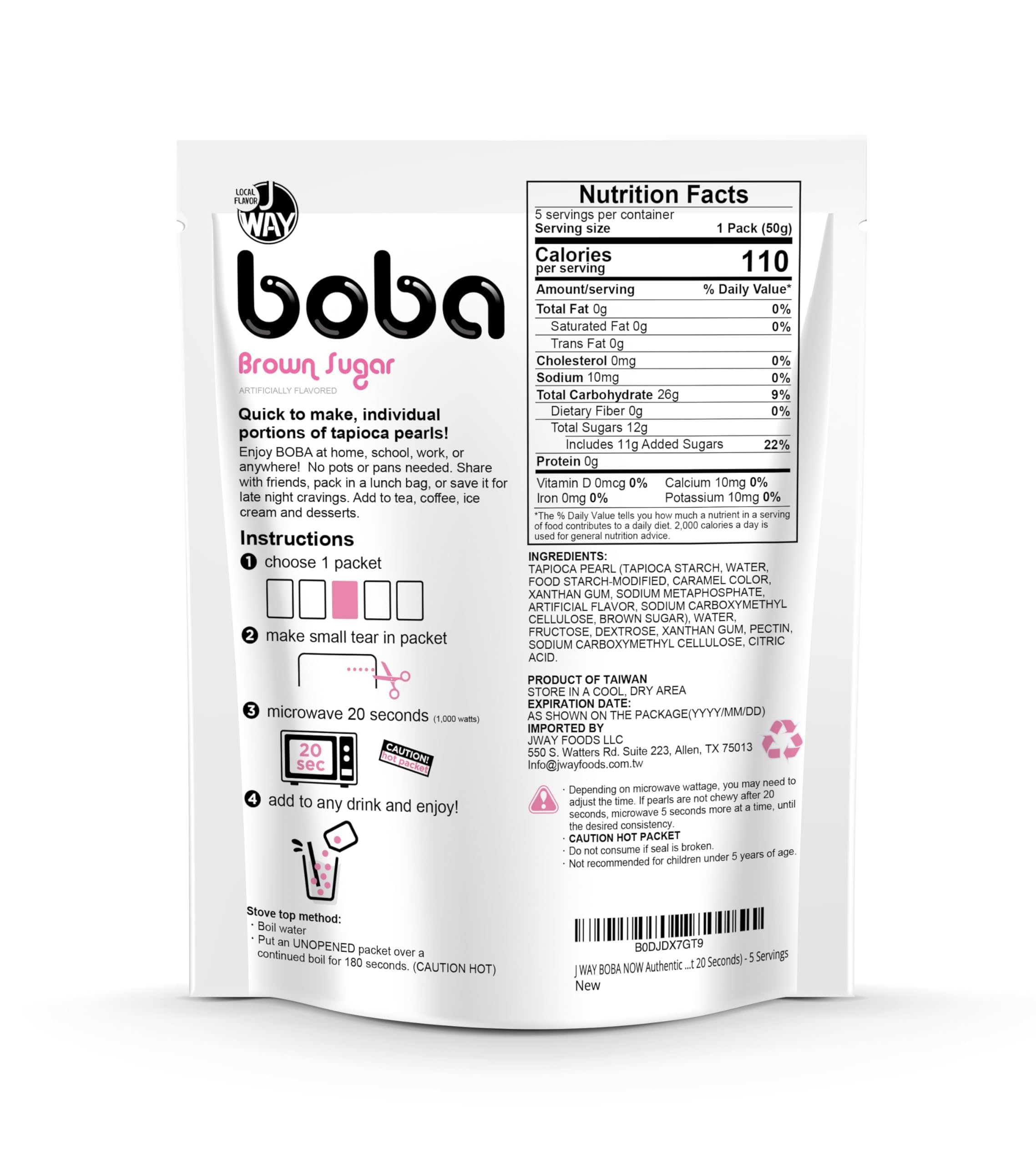 J WAY BOBA stovetop prep pearls in boiling water for bubble tea