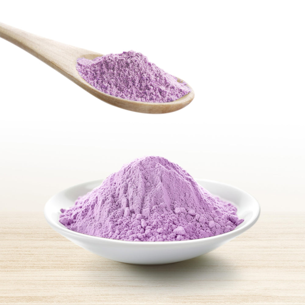 J WAY Local Flavor taro milk tea powder gluten-free vegetarian-friendly.