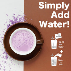 J WAY Local Flavor taro milk tea powder iced tea mix for refreshment.