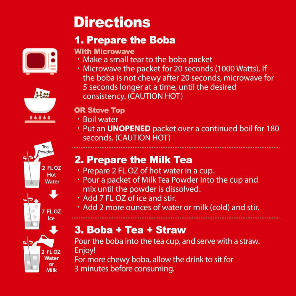 J WAY Local Flavor quick prep guide showing under-one-minute setup