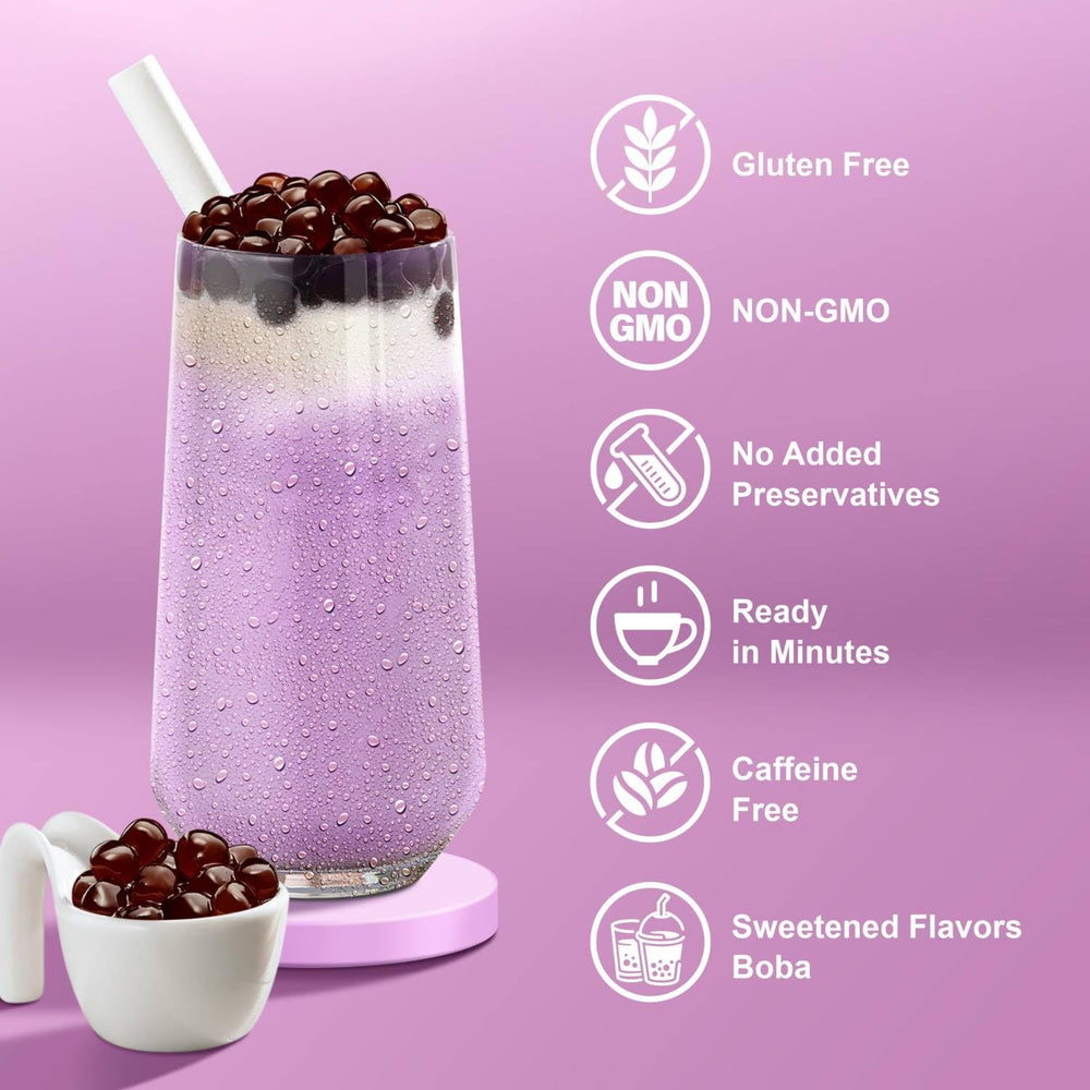 J WAY Microwave-ready boba packet demonstrates fast prep for tea lovers