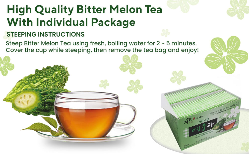JaAeIn tea bags ingredients display natural, pesticide-free Korean botanicals for a pure infusion.
