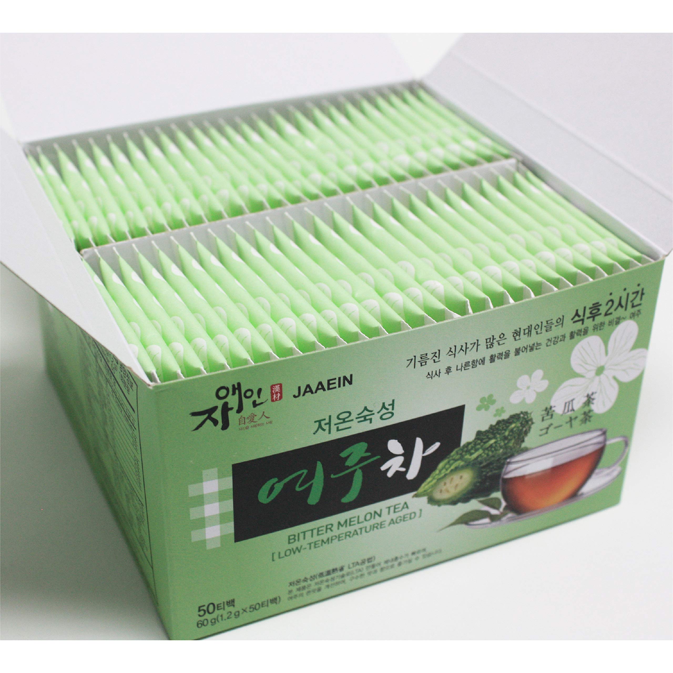 JaAeIn gift box featuring Bitter Melon Tea ideal for tea lovers and healthy gift.