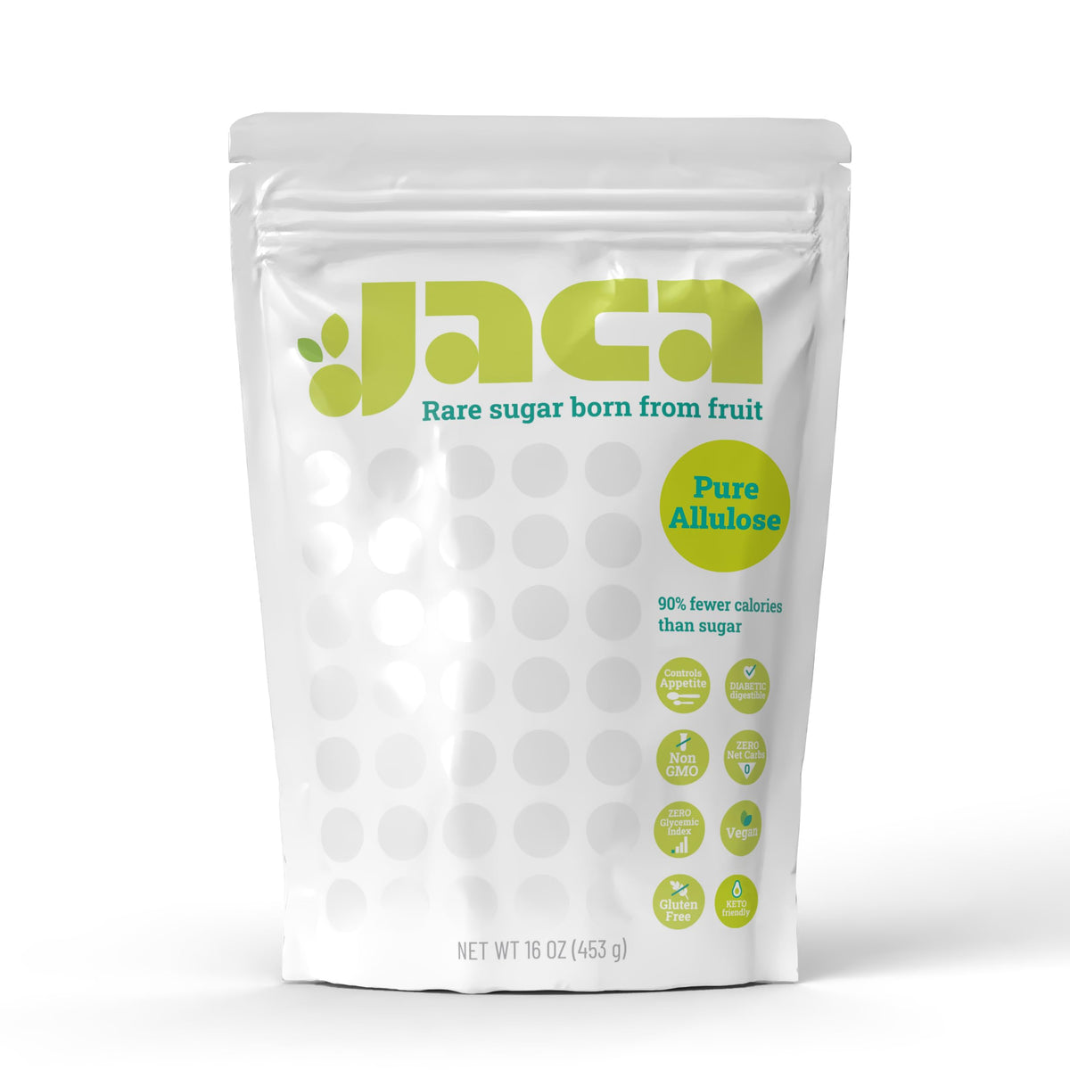Jaca Rare Sugar bottle pour for smooth, calorie-conscious sweetness.