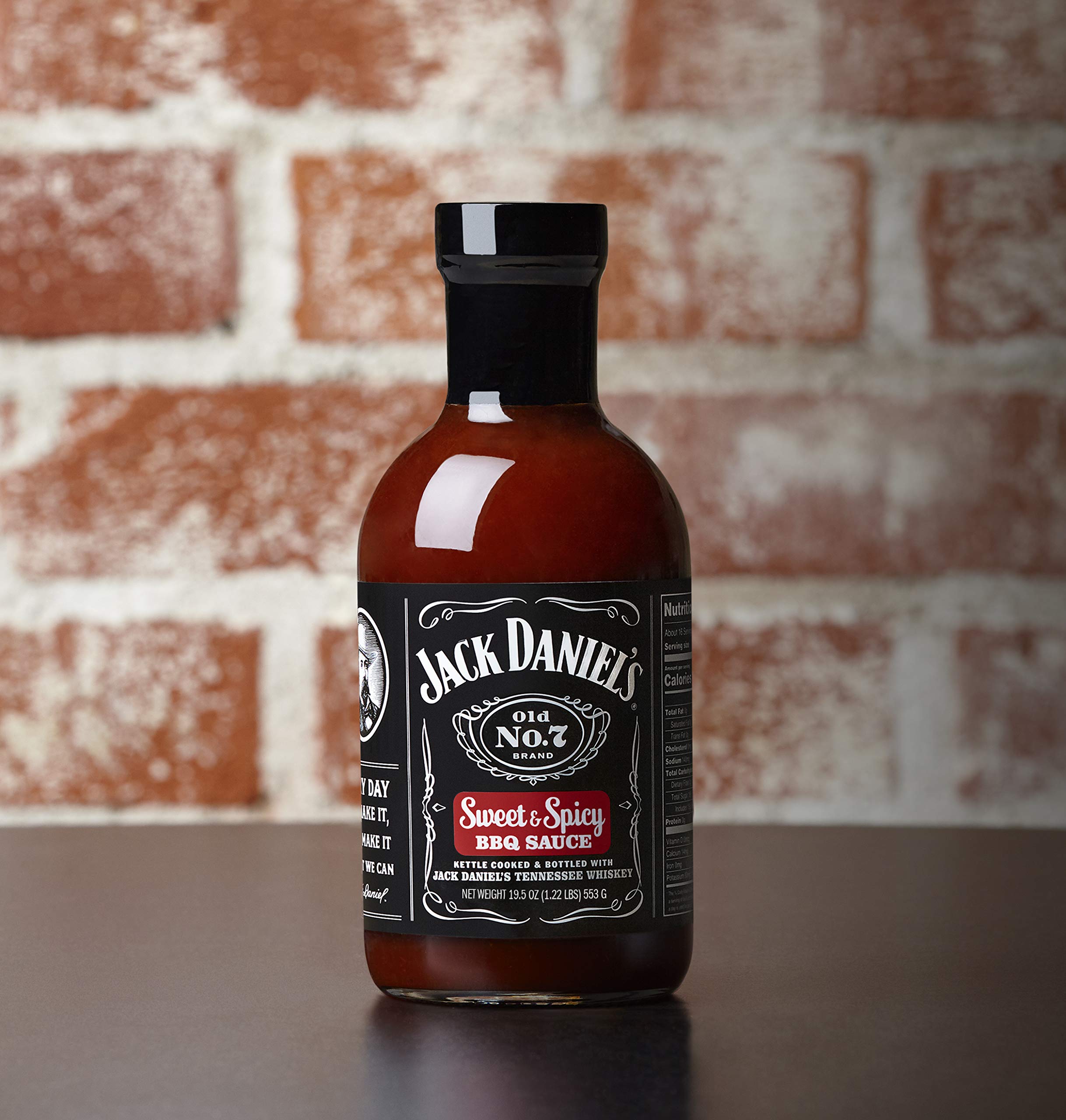 Glaze on ribs with Jack Daniels Barbeque Sauce Sweet and Spicy, smoky finish.
