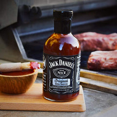 Jack Daniel's Old No. 7 BBQ Sauce 19 oz bottle ready to glaze ribs, chicken, or burgers
