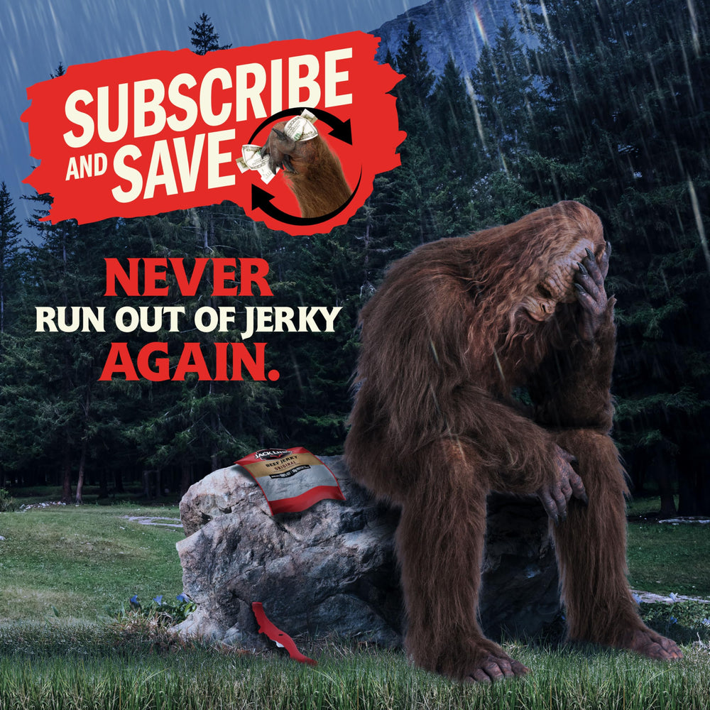 Jack Link's 100% beef jerky delivers quality meat flavor.