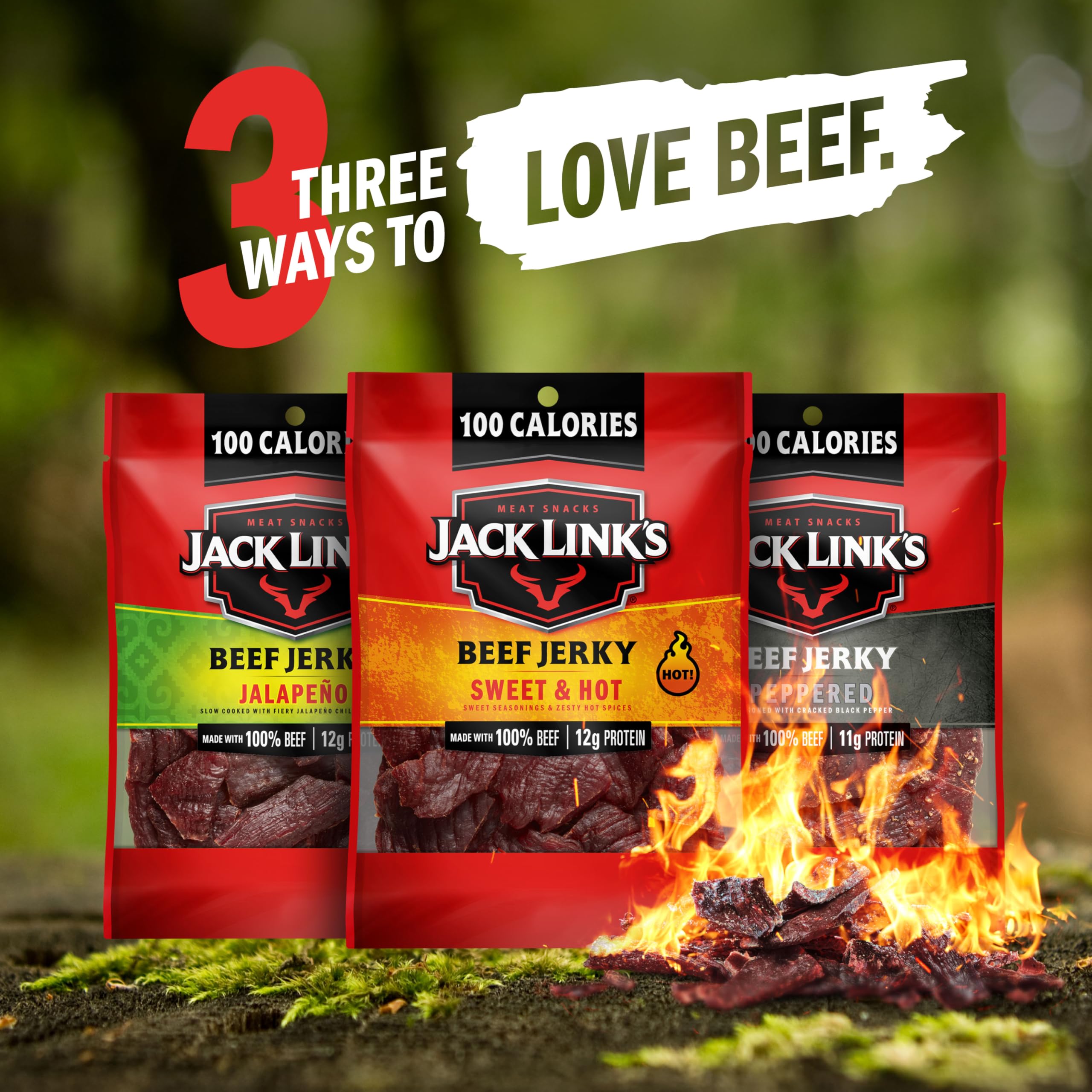 Jack Link's jerky in a lunchbox provides a protein-packed midday boost.