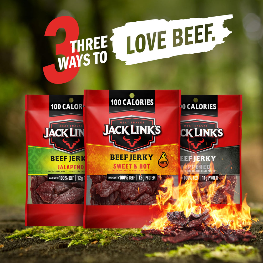 Jack Link's jerky in a lunchbox provides a protein-packed midday boost.