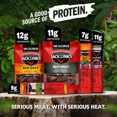 Jack Link's beef steaks pack, hearty savory snacks for trips.