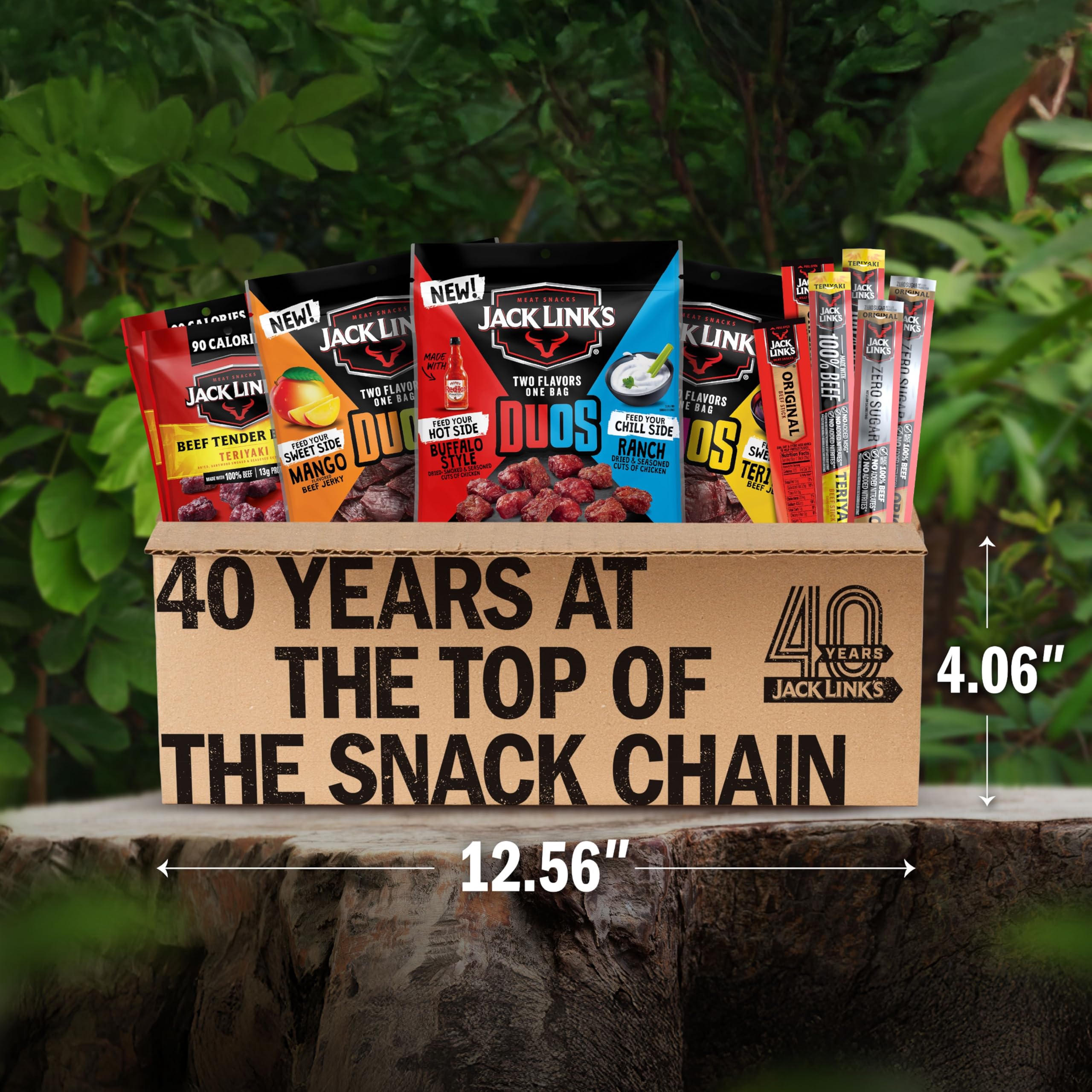 Original beef sticks offer hearty, savory snacks for quick bites.