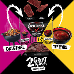 Jack Link's DUOs nutrition panel highlights 11g protein per serving