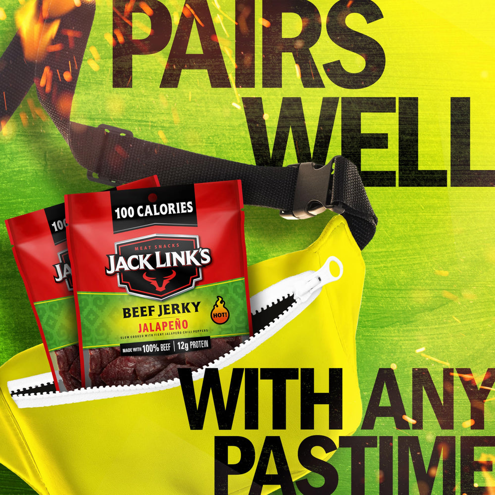 Jack Link's jerky lunchbox-ready, easy protein for busy days.