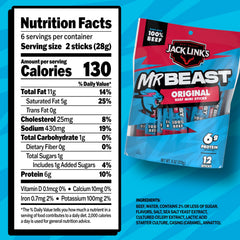 MrBeast mini beef sticks opened, easy grab for school lunches