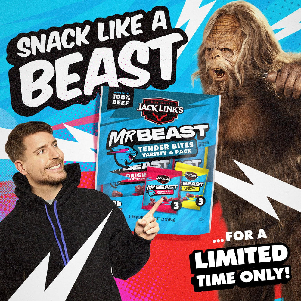 Close-up of Original Tender Bites showing beef texture for quick lunch protein.