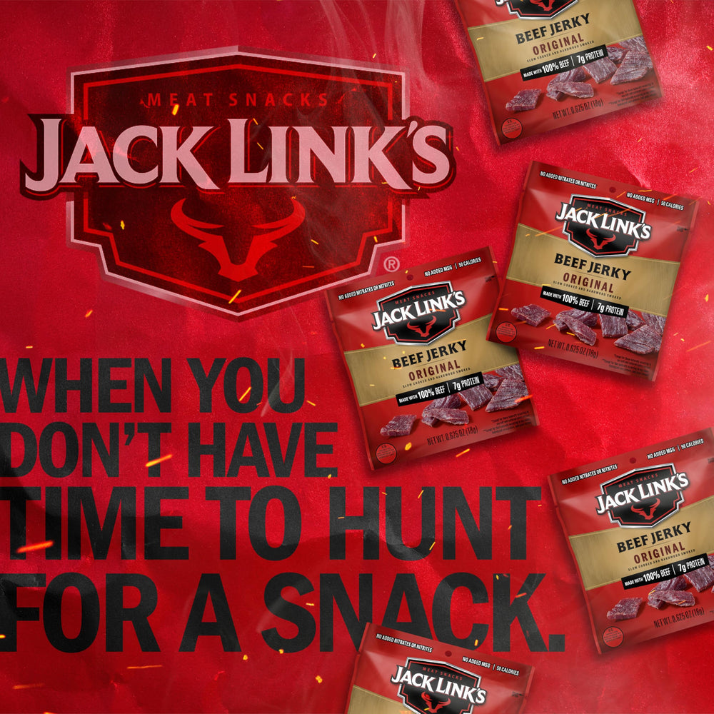 Ready-to-eat Jack Link's jerky pouch for quick bites anywhere