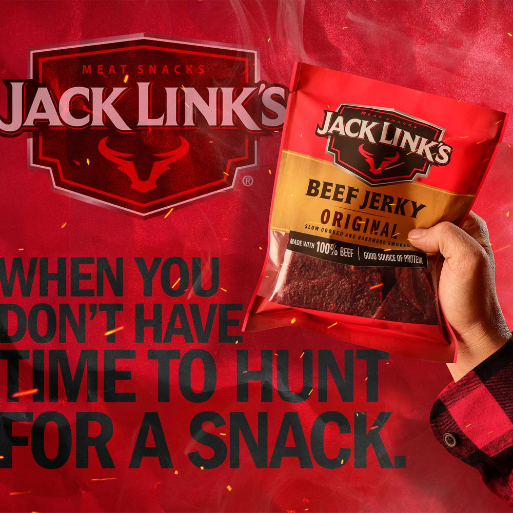 Jerky in a lunchbox, depicting on-the-go snacking convenience.