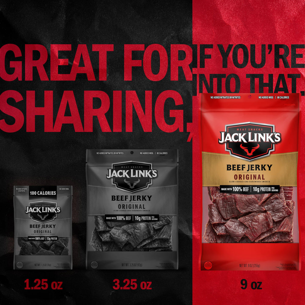 Smoked aroma and hardwood smoke finish on Jack Link's jerky.