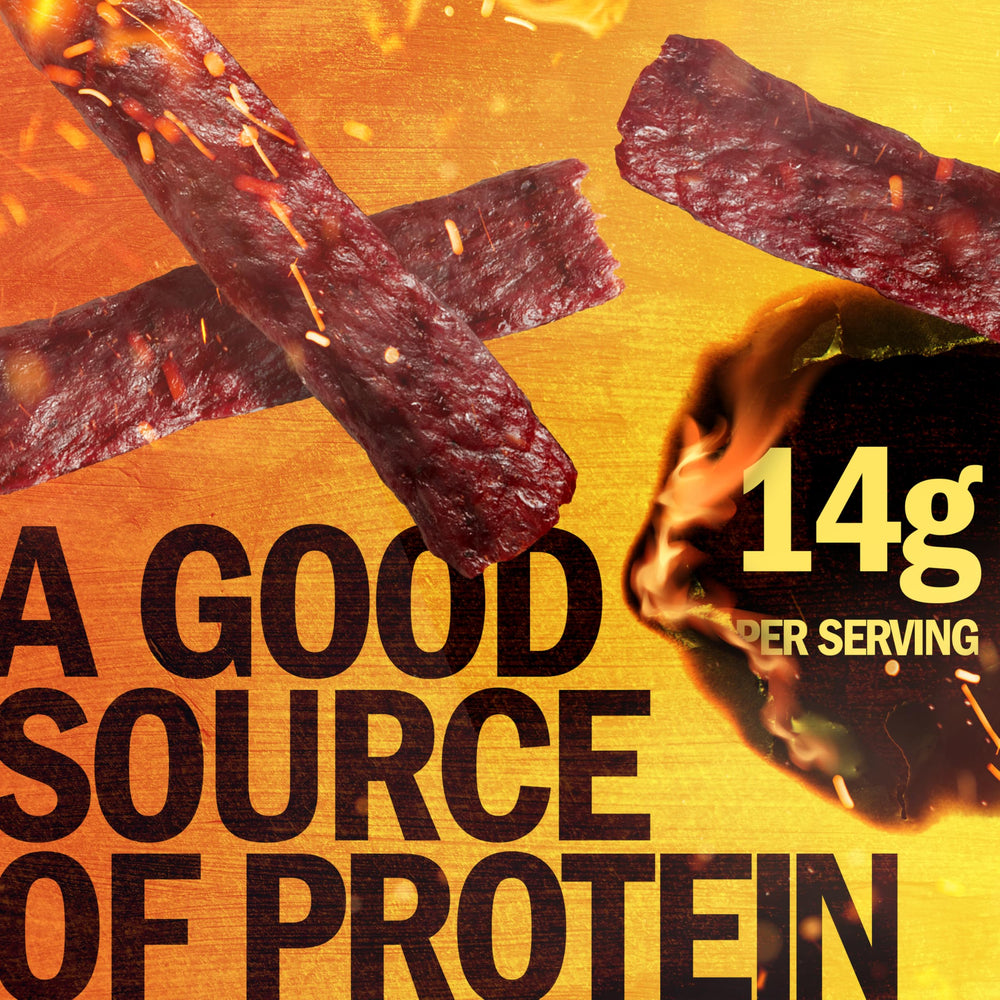 Jack Link's beef steaks slow-smoked over hardwoods for signature flavor.