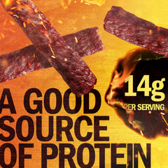 Jack Link's beef steaks slow-smoked over hardwoods for signature flavor.