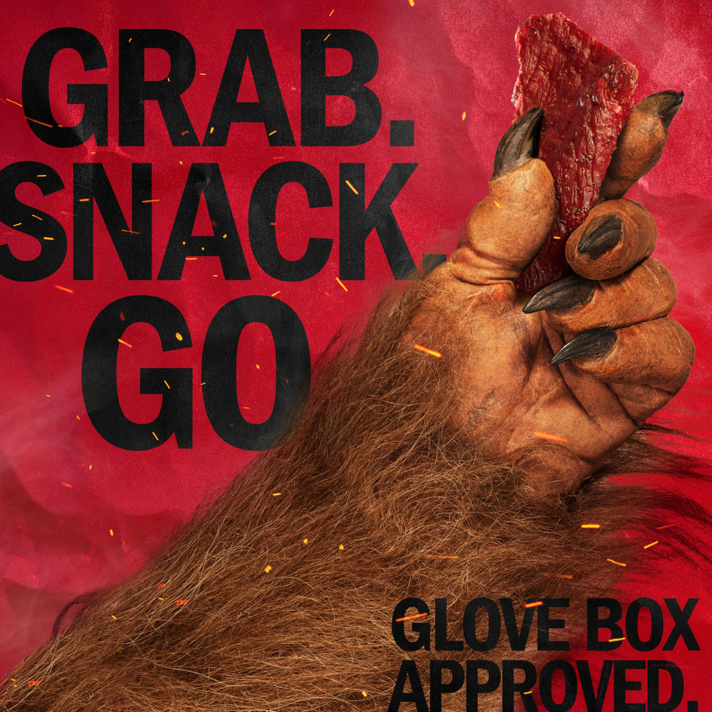 Nutrition panel on Jack Link's Teriyaki Beef Jerky highlighting 7g protein per serving.