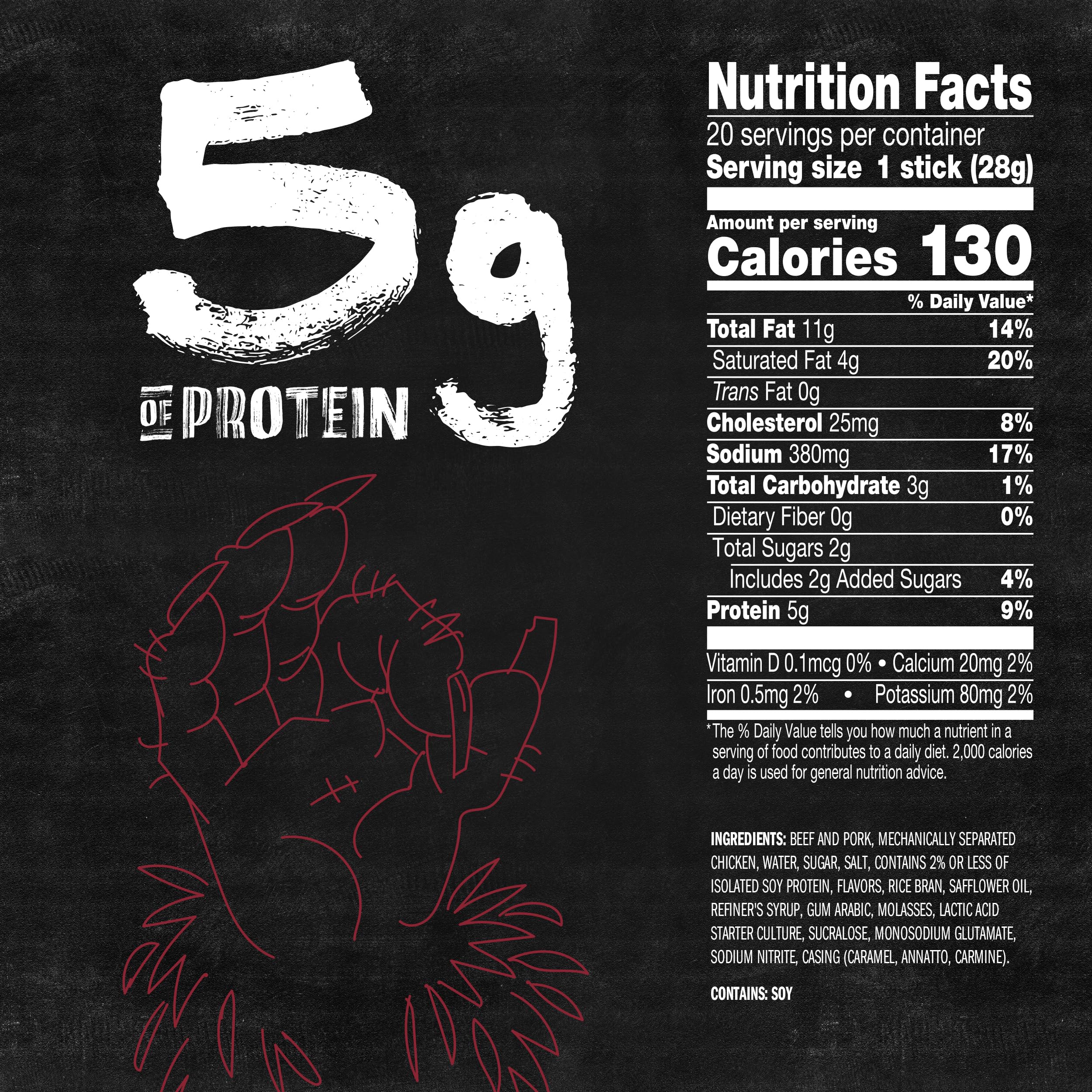 Dr Pepper inspired flavor profile on the go.