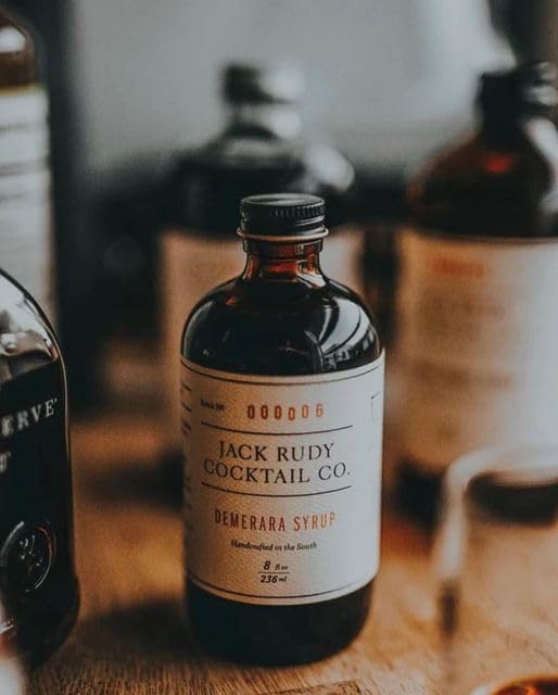 Jack Rudy Demerara syrup drizzled on desserts adds caramel depth